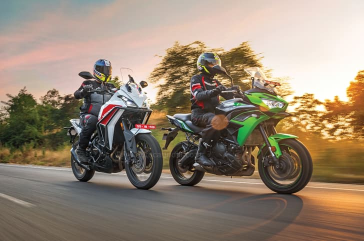 Kawasaki Versys 650 vs Moto Morini X-Cape 650 comparison review.
